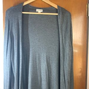 Maison Jules Gray Open Front Cardigan Small